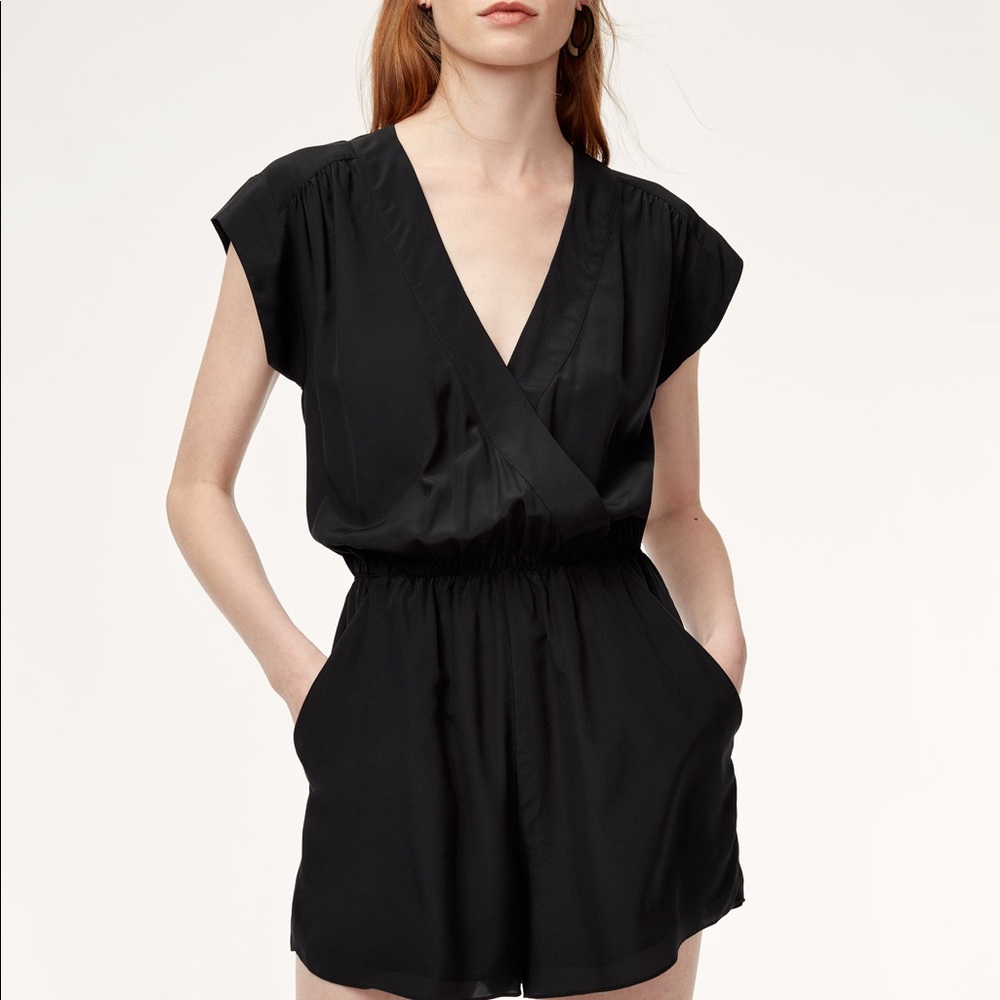 Babaton 100% Silk Romper